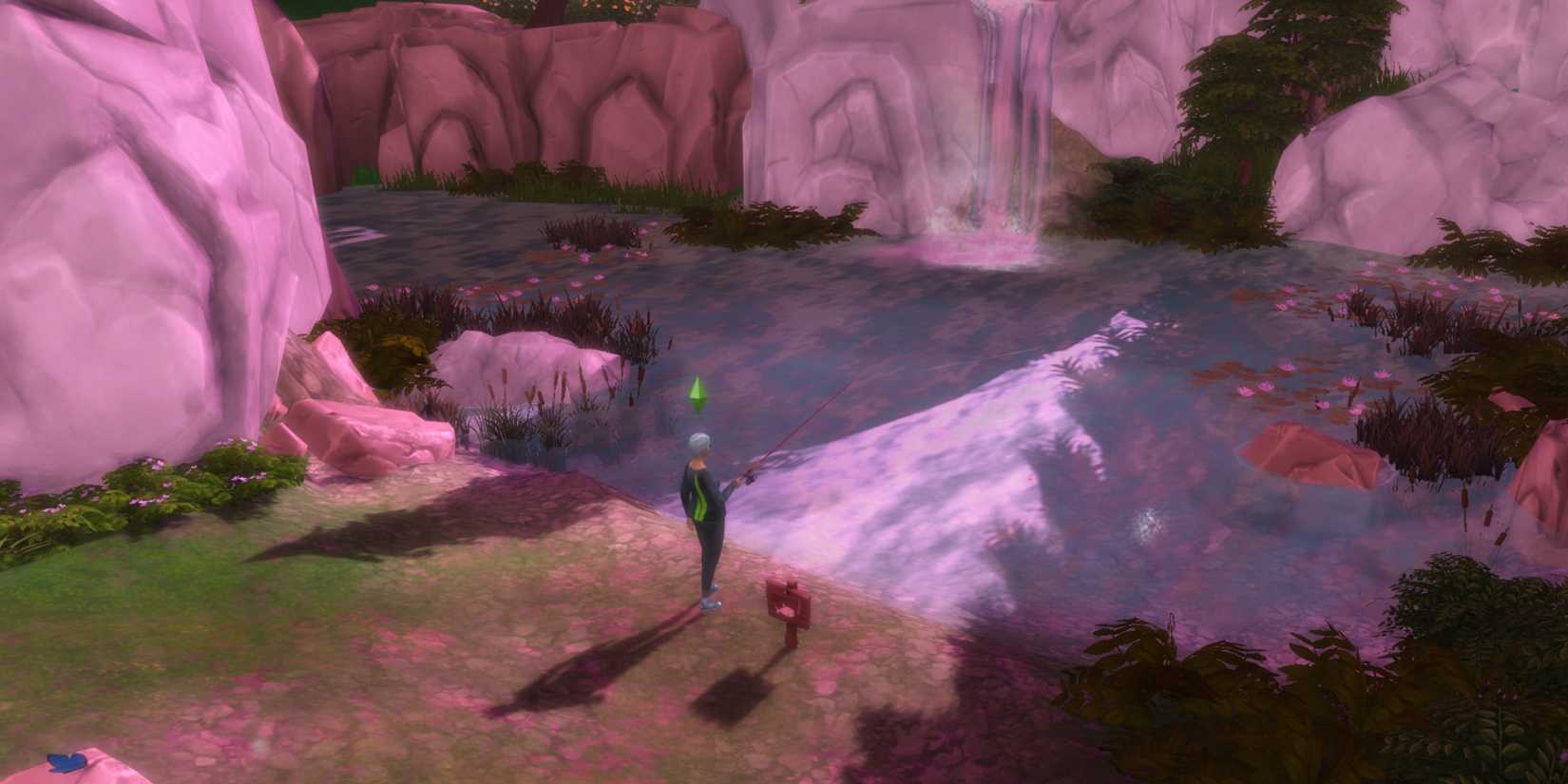 sylvan glade the sims 4 fishing