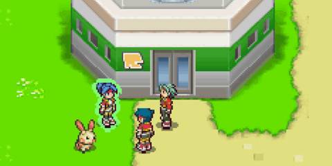Talking to an NPC in Pokemon Ranger