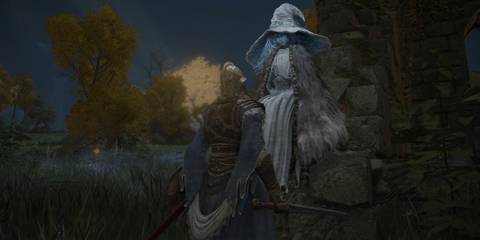 Talking to Ranni in Elden Ring