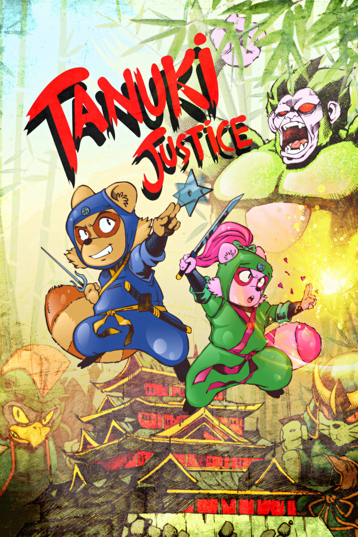 Tanuki Justice Tag Page Cover Art