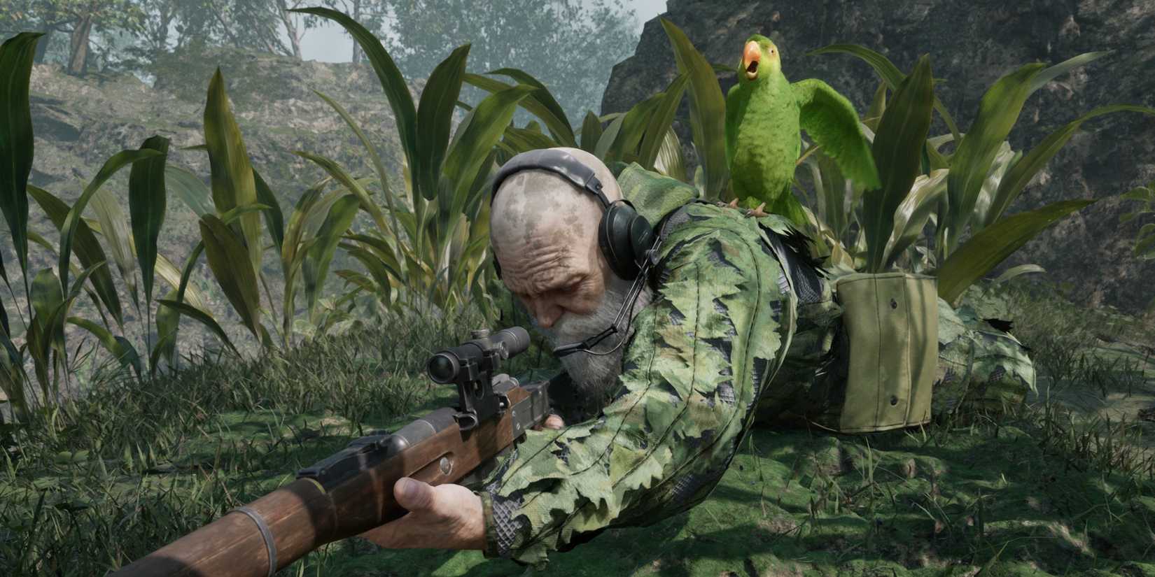 The End and his parrot