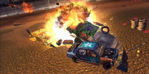 The game's Demolition Derby - Saints Row