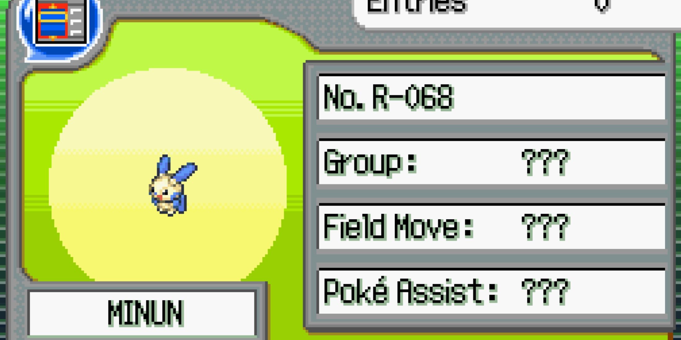 The Pokedex in Pokemon Ranger