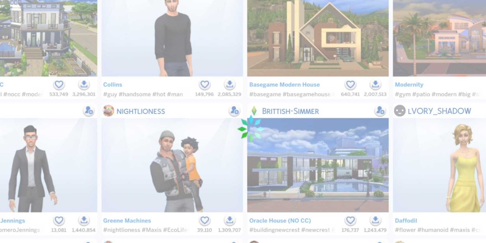 the sims 4 not loading gallery