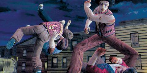 Throwing an enemy in The Warriors