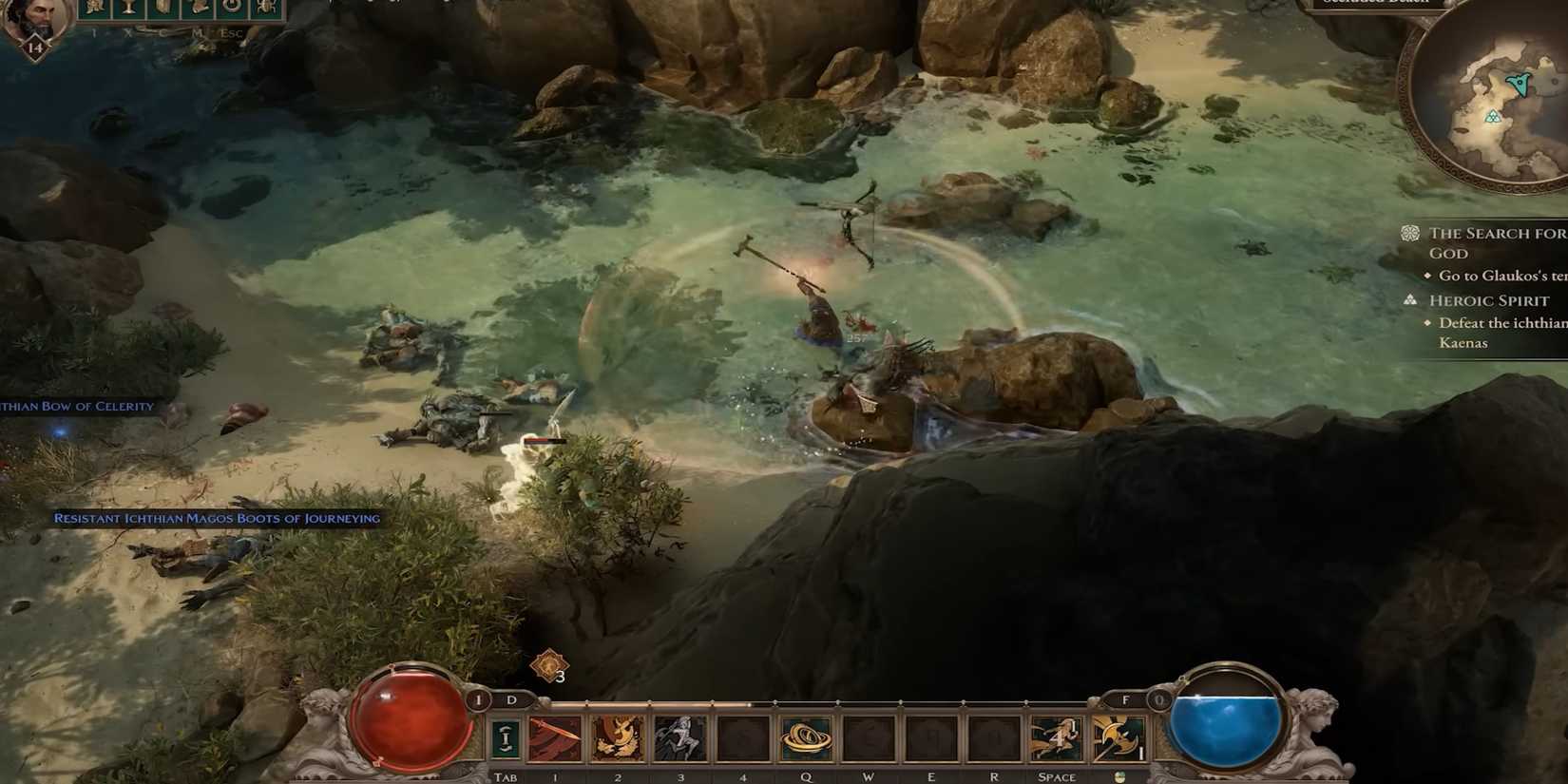 Titan Quest 2 Icthian side boss