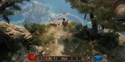 Titan Quest 2 view over cliff