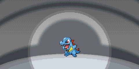 Totodile in Pokemon HeartGold