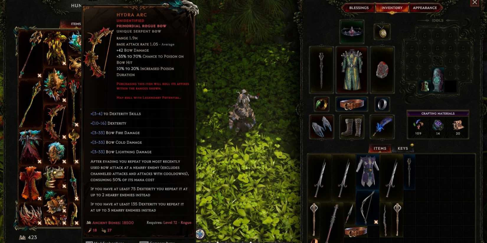 Trading Rift Beast parts for Primordial Items in Last Epoch