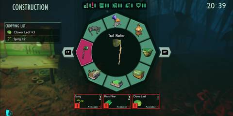 Trail Marker in Grounded 2