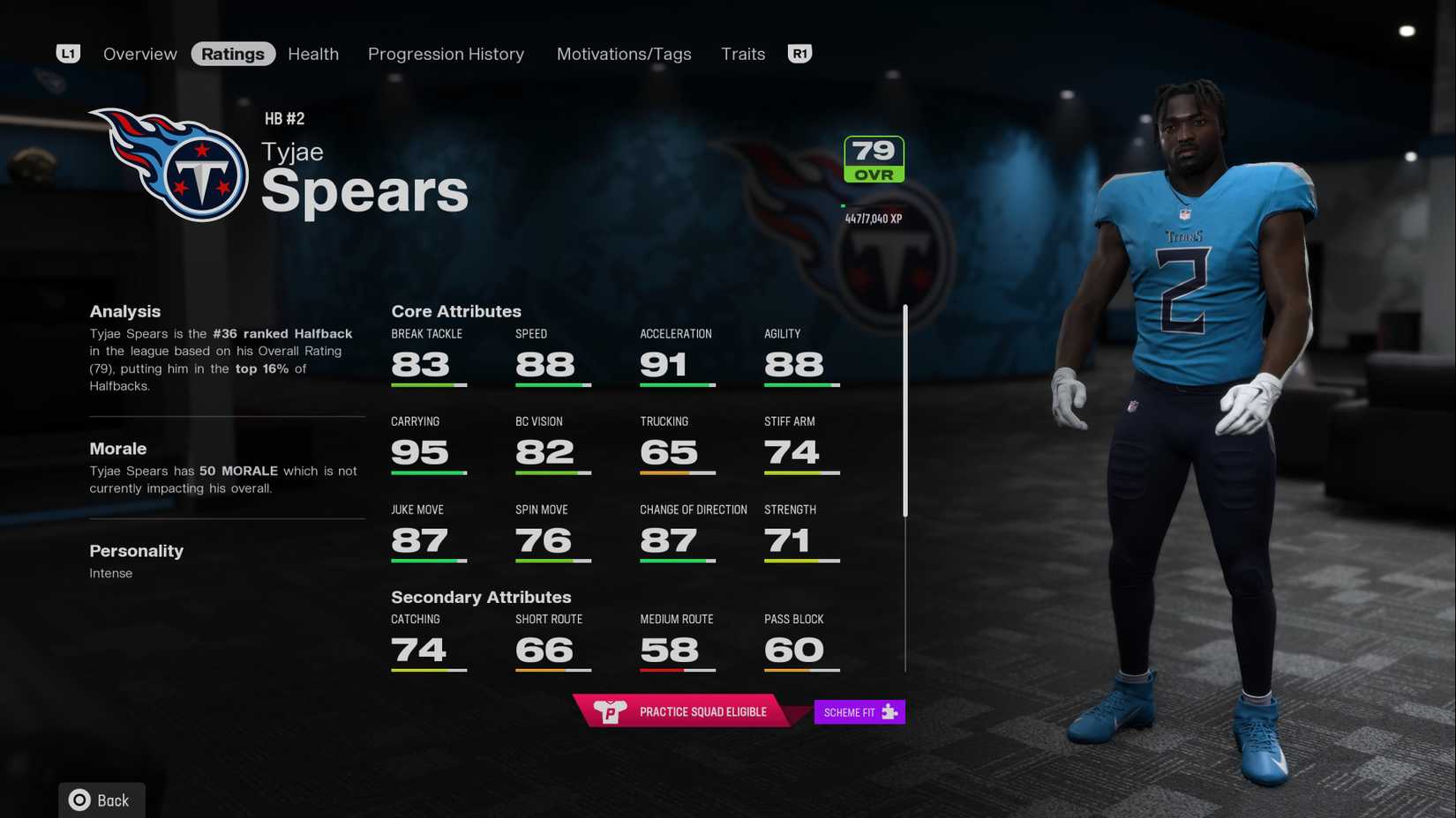 Tyjae Spears Madden 26 Franchise