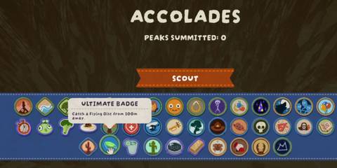 frisbee achievement peak