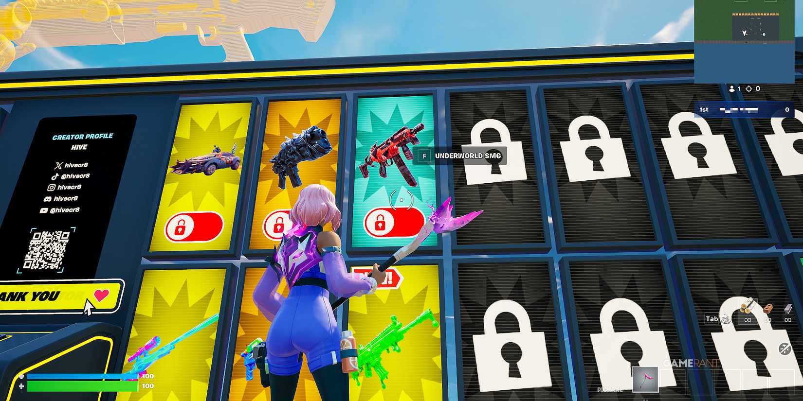 How To Get Every Secret Weapon In Fortnite 1V1 With Every Gun