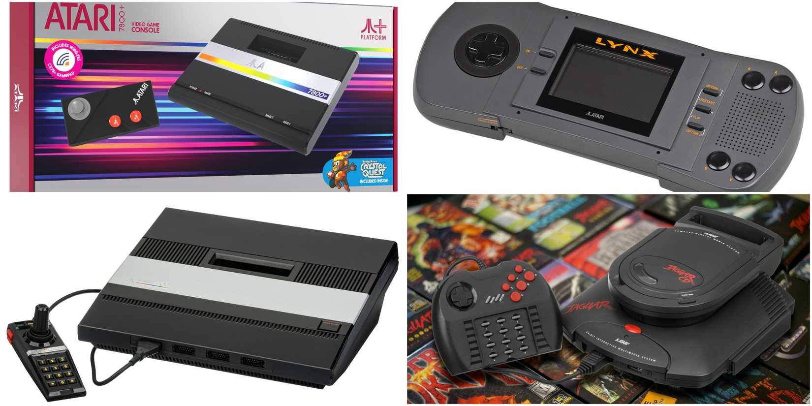 Collage of Various Atari Consoles