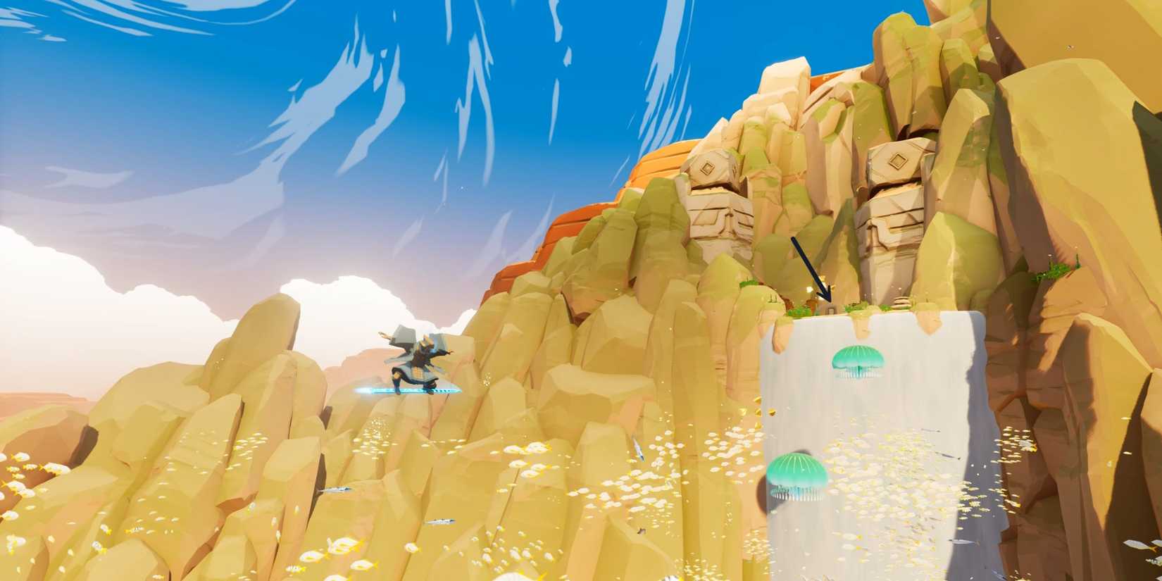 Veiled Sea Stele Location 2 Sword of the Sea