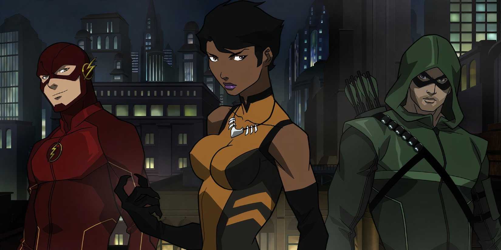 vixen-dc-animation-flash-green-arrow