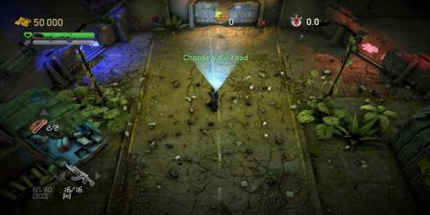 Walking down a road in Dead Nation