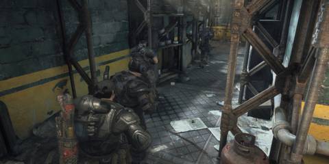 Walking with your squad in Gears of War Reloaded