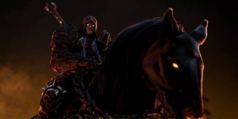 War on his horse in Darksiders 4