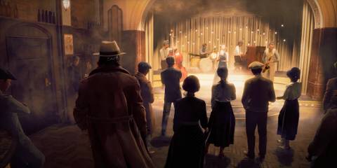 Watching a band in Stranger Than Heaven