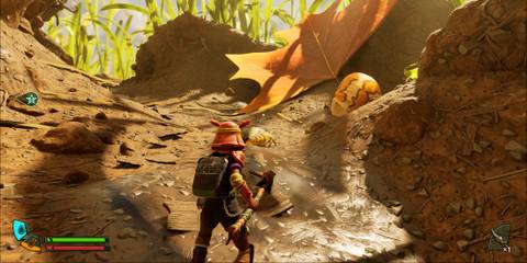 Wearing Red Ant Armor in Grounded 2