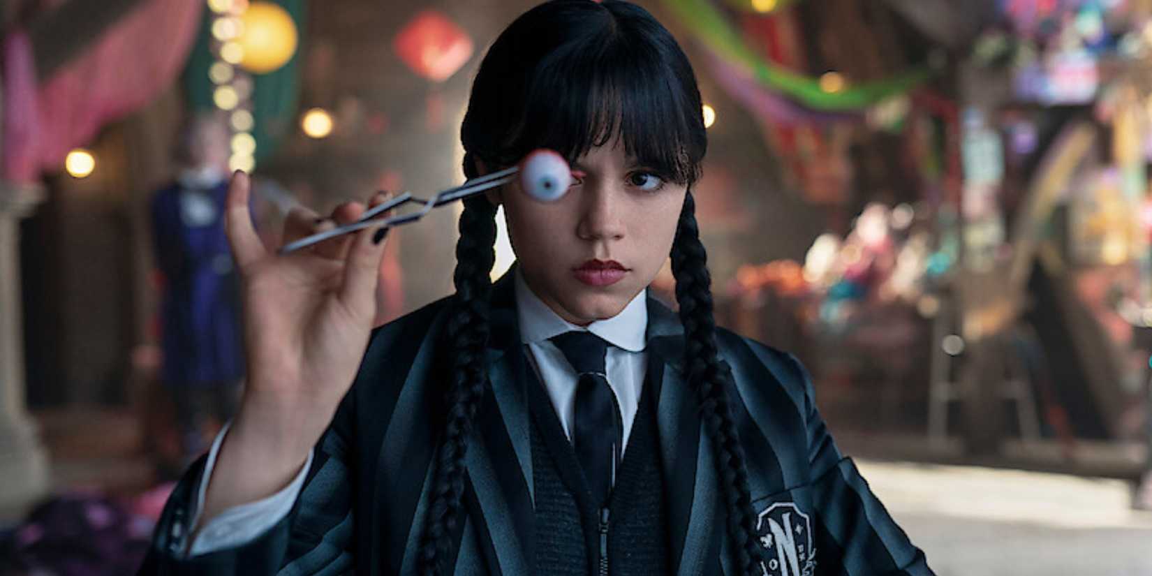 Jenna Ortega as Wednesday Addams in Wednesday season 2