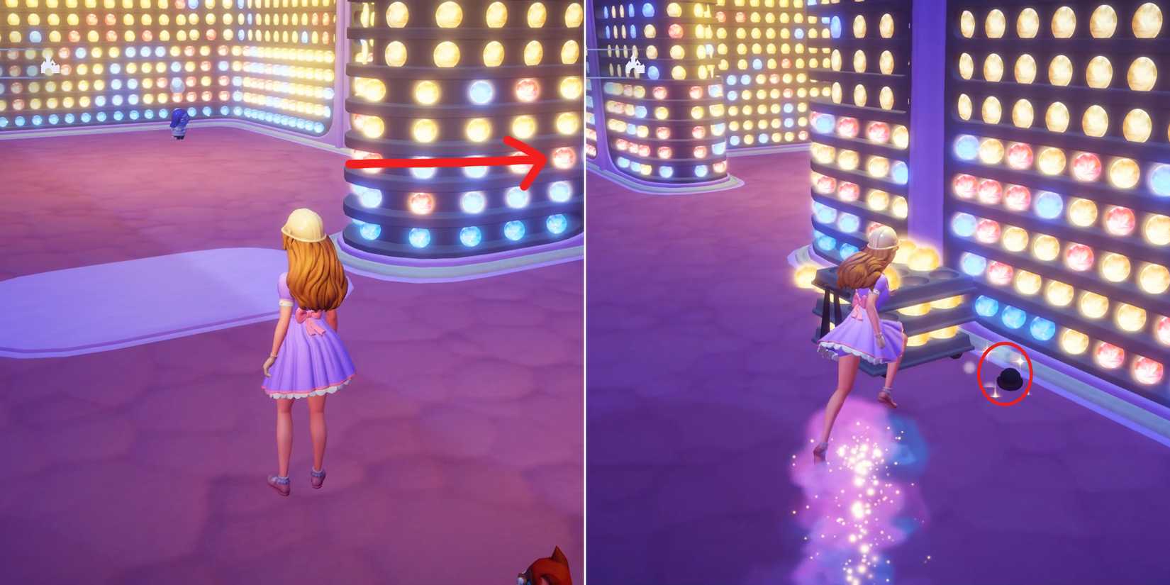 what to do with tiny bowler hat in ddv disney dreamlight valley