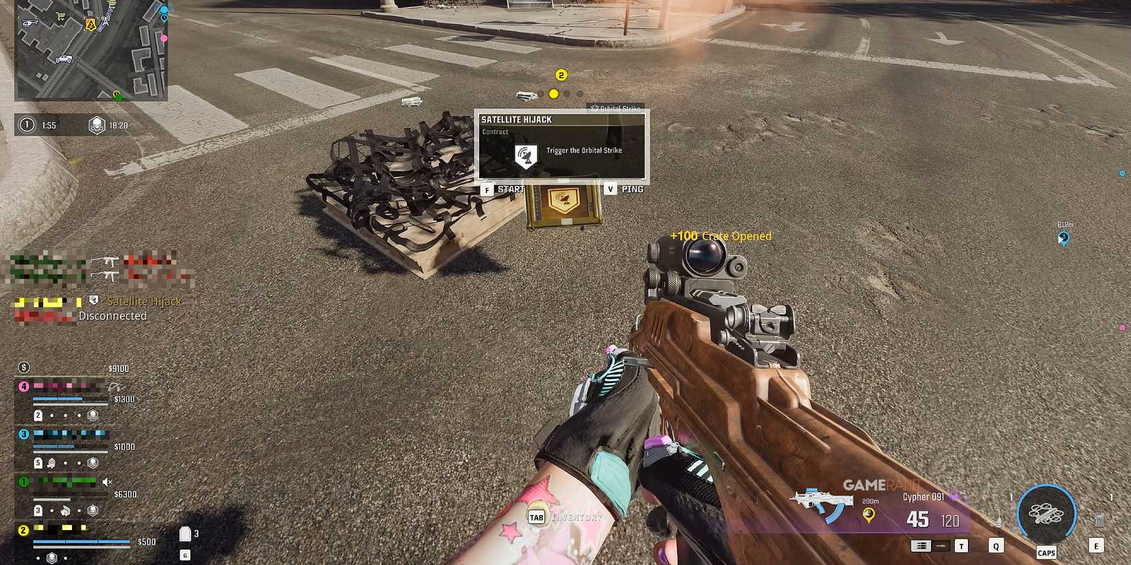 where to find the Satellite Hijack Contracts in Warzone