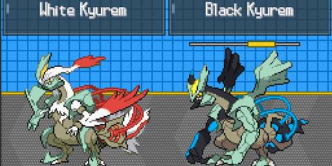 White and Black Kyurem in Pokemon Black 2