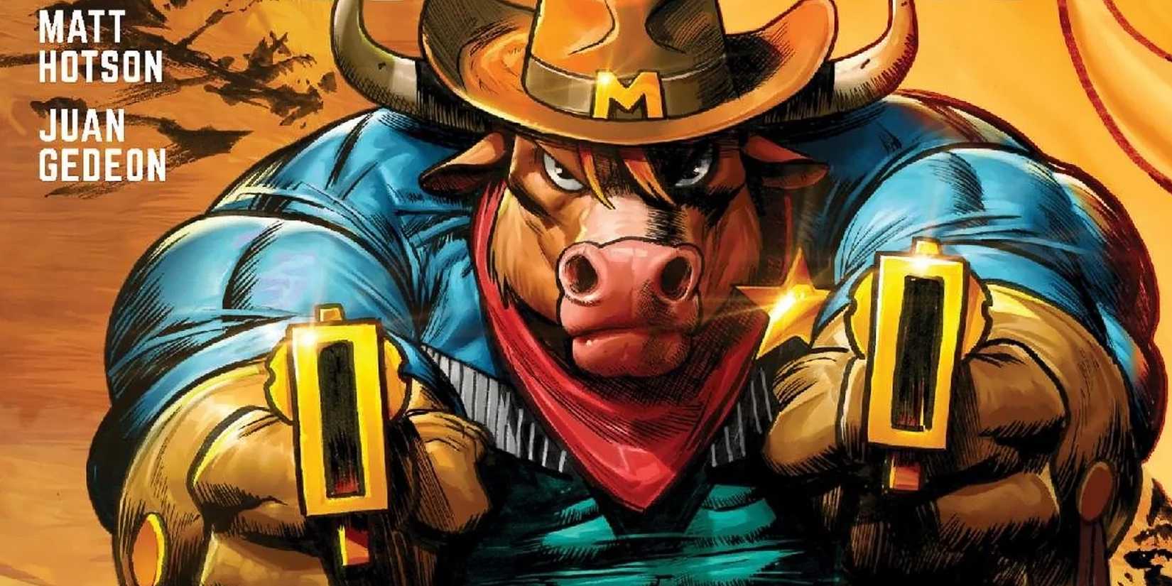 Wild West C.O.W.-Boys of Moo Mesa standard cover 2x1 crop with Matt Hotson Juan Gedeon names