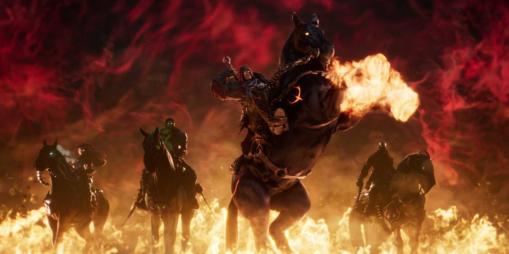 darksiders 4 four horsemen complete with flames