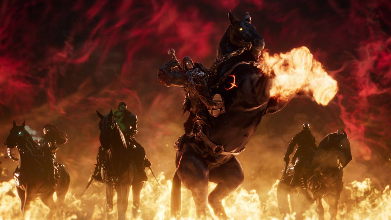 darksiders 4 four horsemen complete with flames