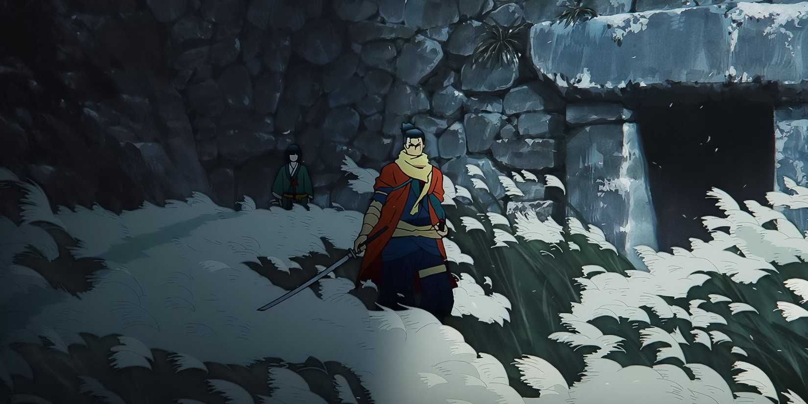 wolf in white flower field sekiro no defeat