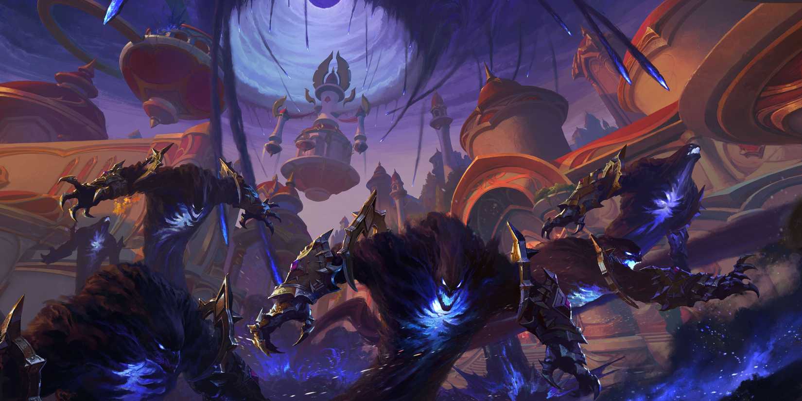 World of Warcraft Midnight Key Art Darkness Devours