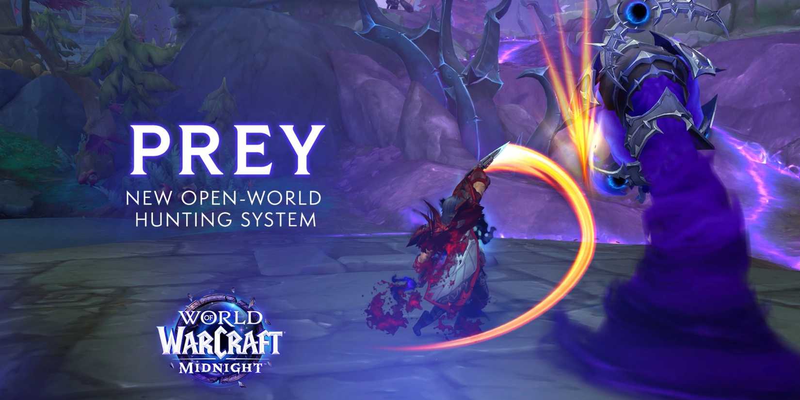 World of Warcraft Midnight Open World Hunting System