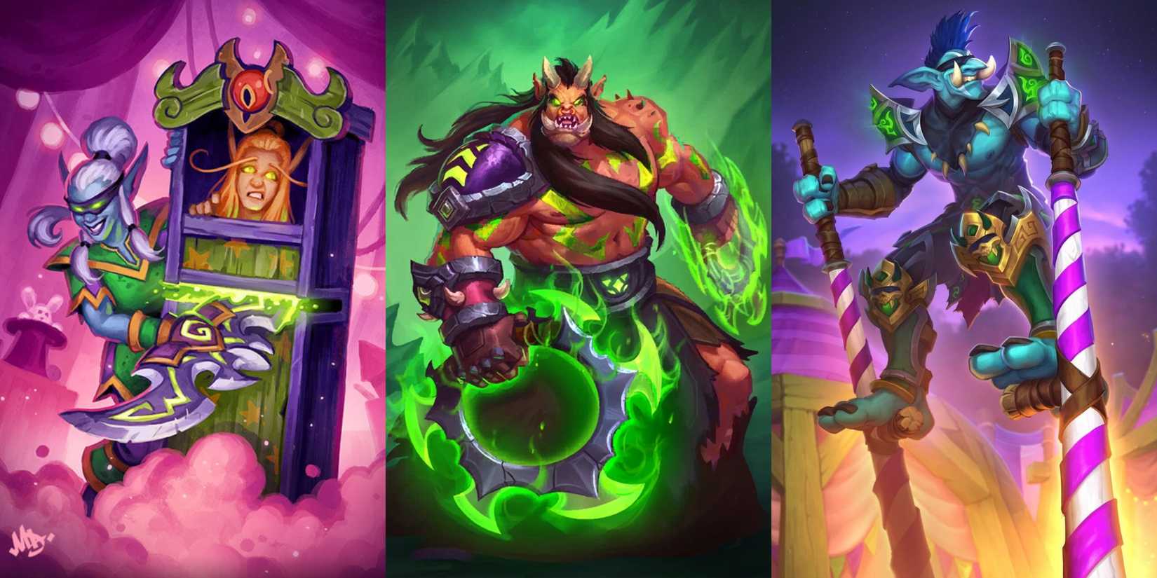 world of warcraft nontraditional demon hunters nightbourne orc troll hearthstone