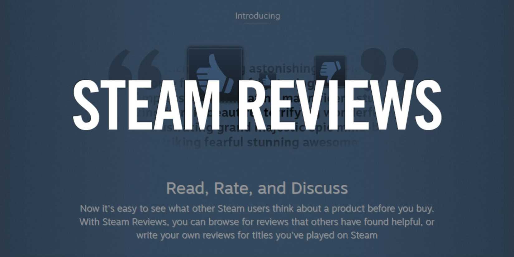 Steam reviews