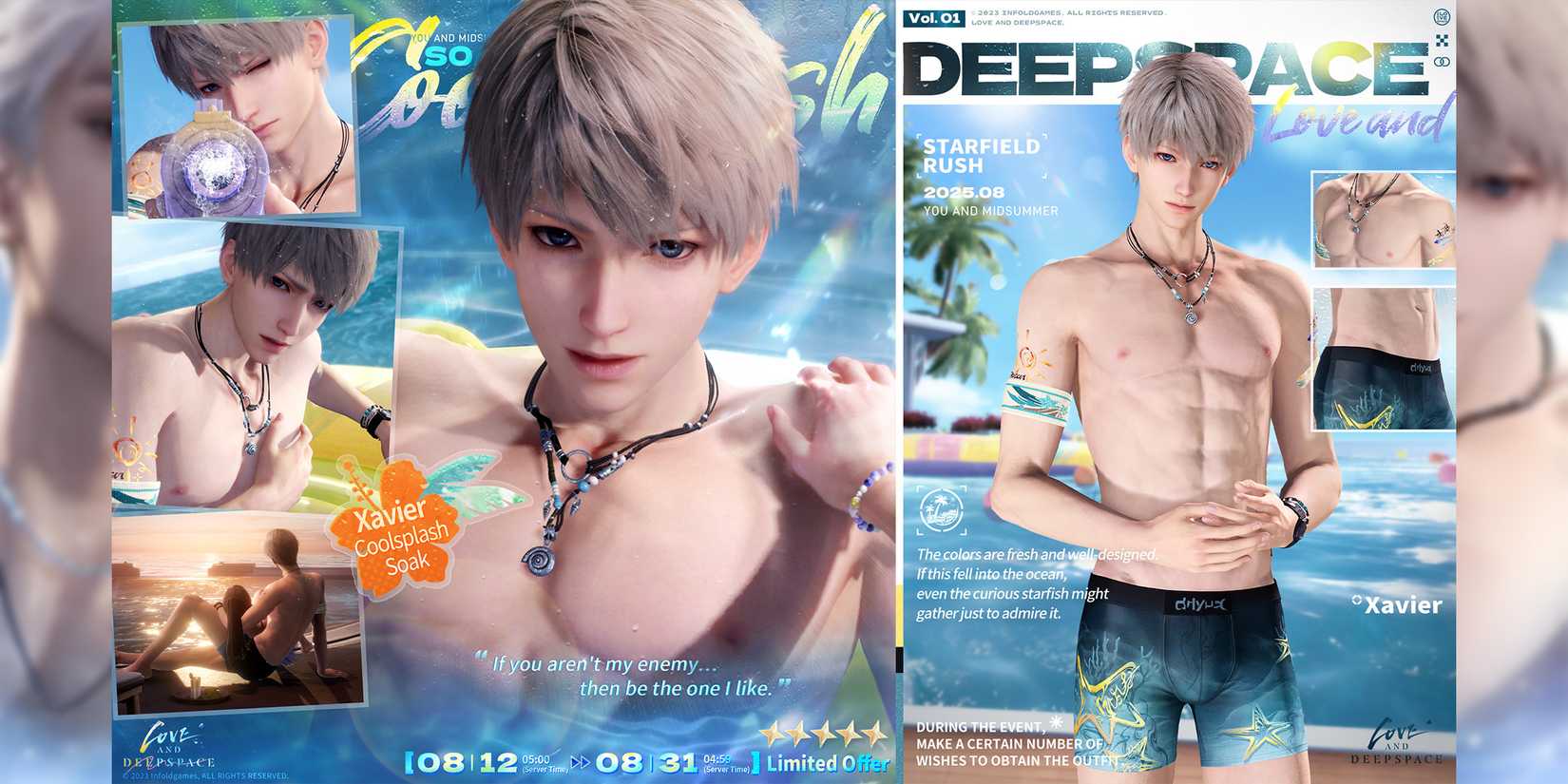 xavier you and midsummer banner in love and deepspace