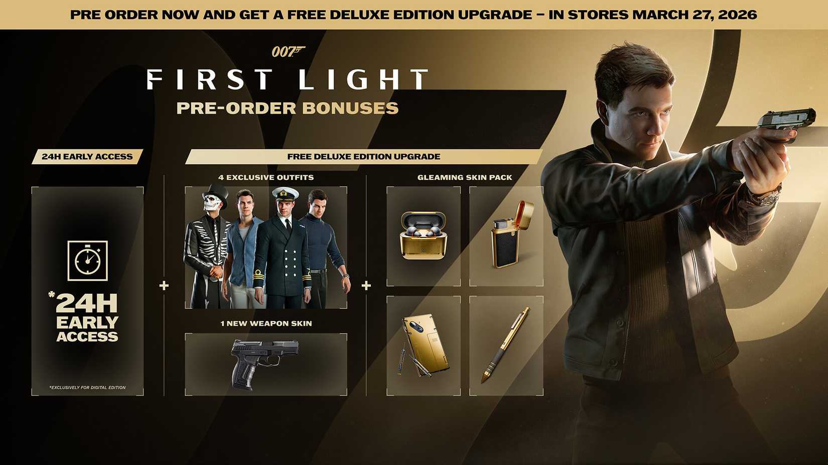 007 First Light Pre-Order Bonuses Revealed