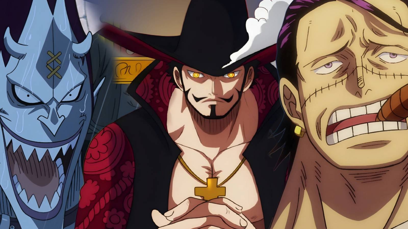 Featured One Piece: Gecko Moria Will Join The Cross Guild, And Here's Why Mihawk Crocodile