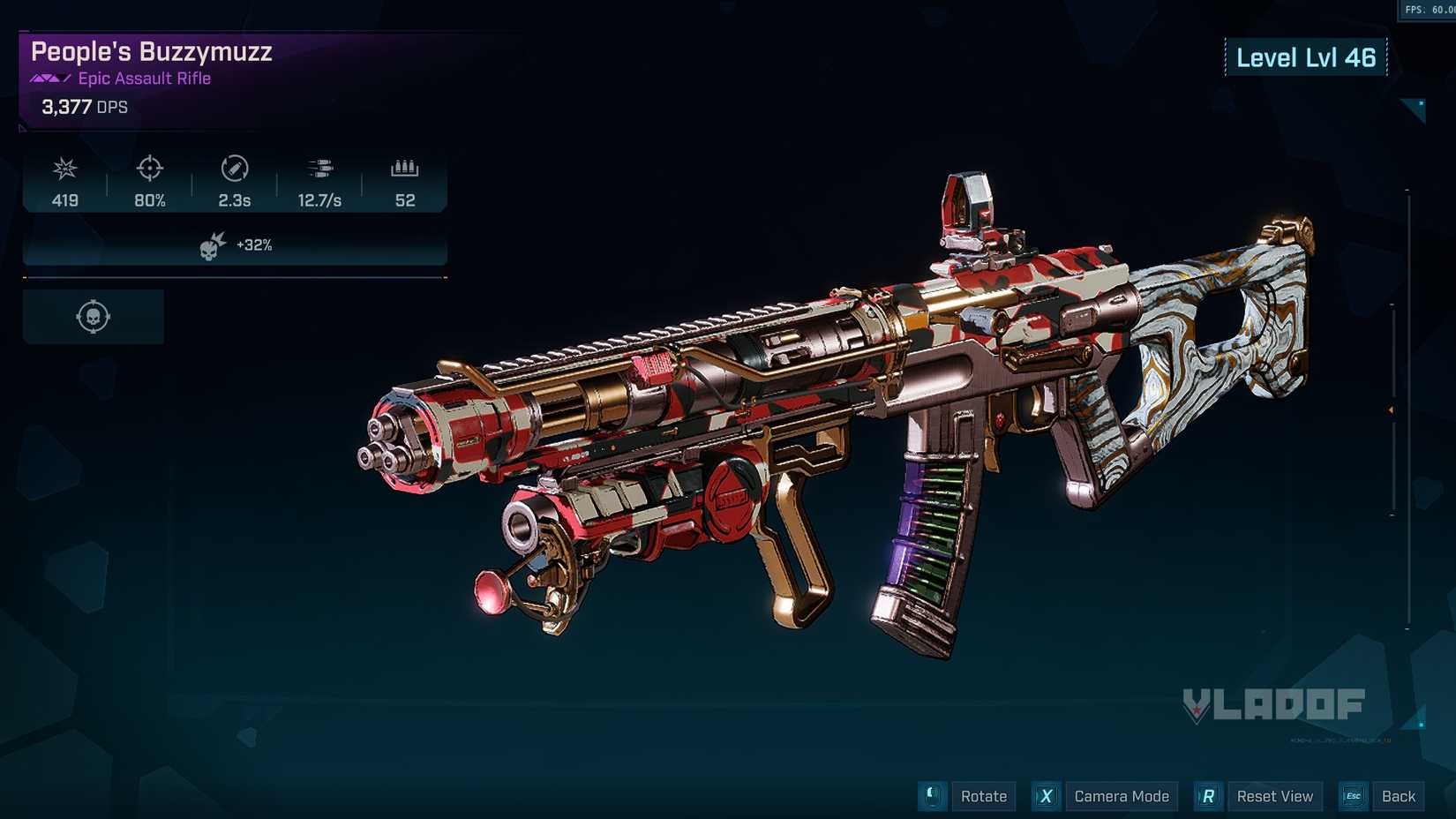 BL4 Vladof Assault Rifle