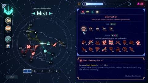 Shape of Dreams Mist Constellations