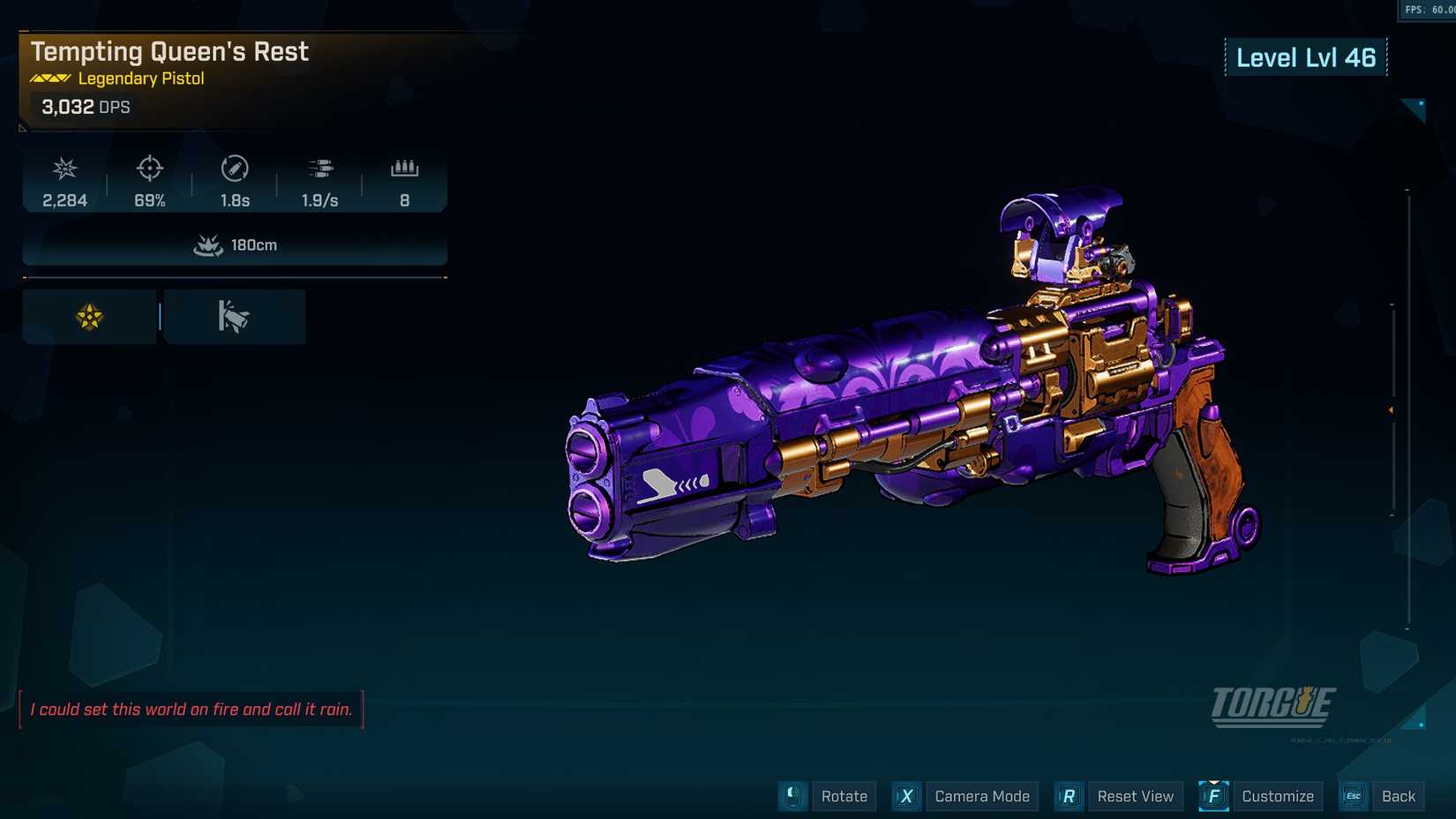 BL4 Torgue Queen's Rest Pistol