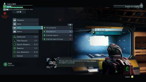 Jump Space Ship Shield Unit fabrication