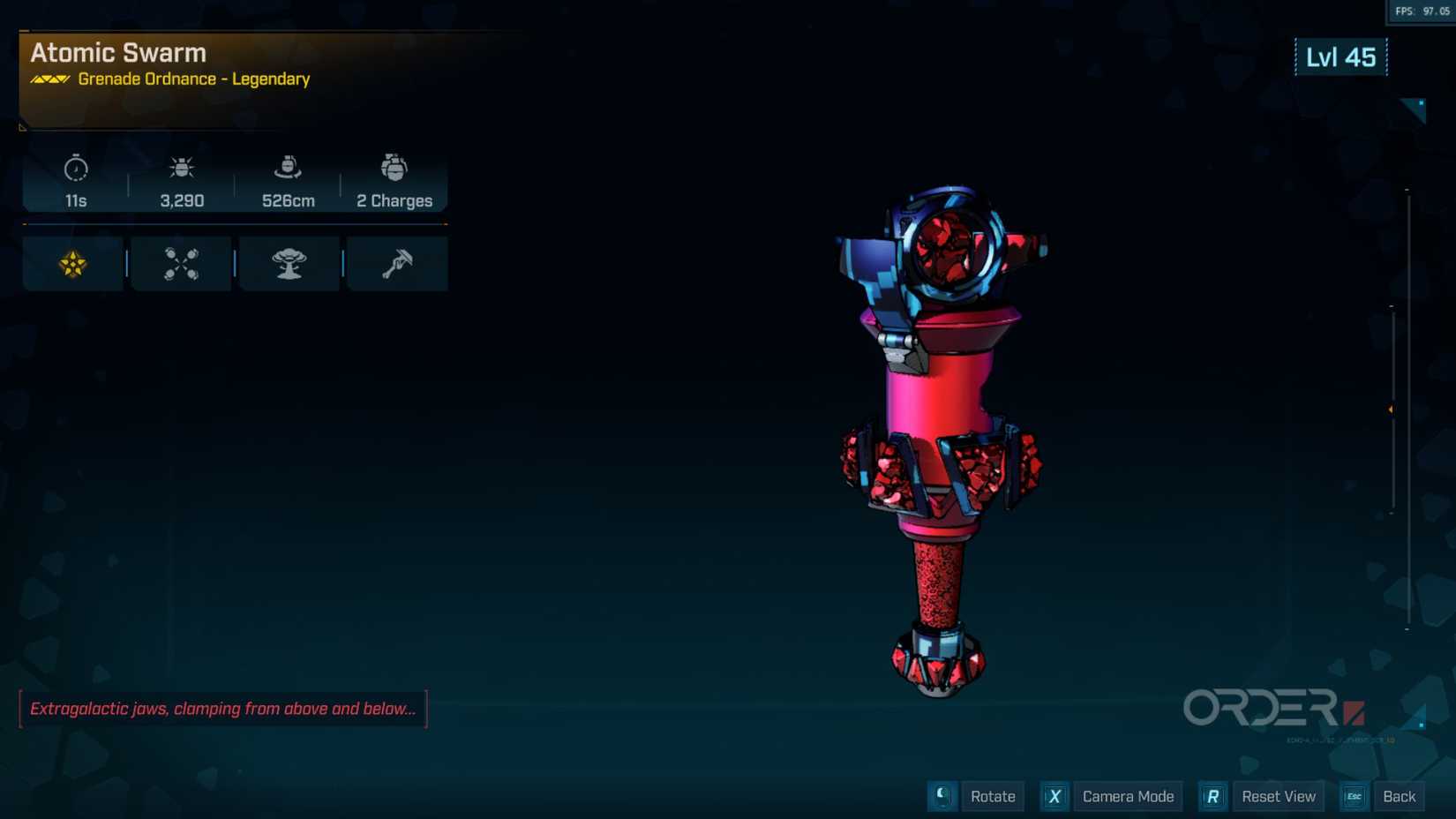 Bl4 rended in the swarm