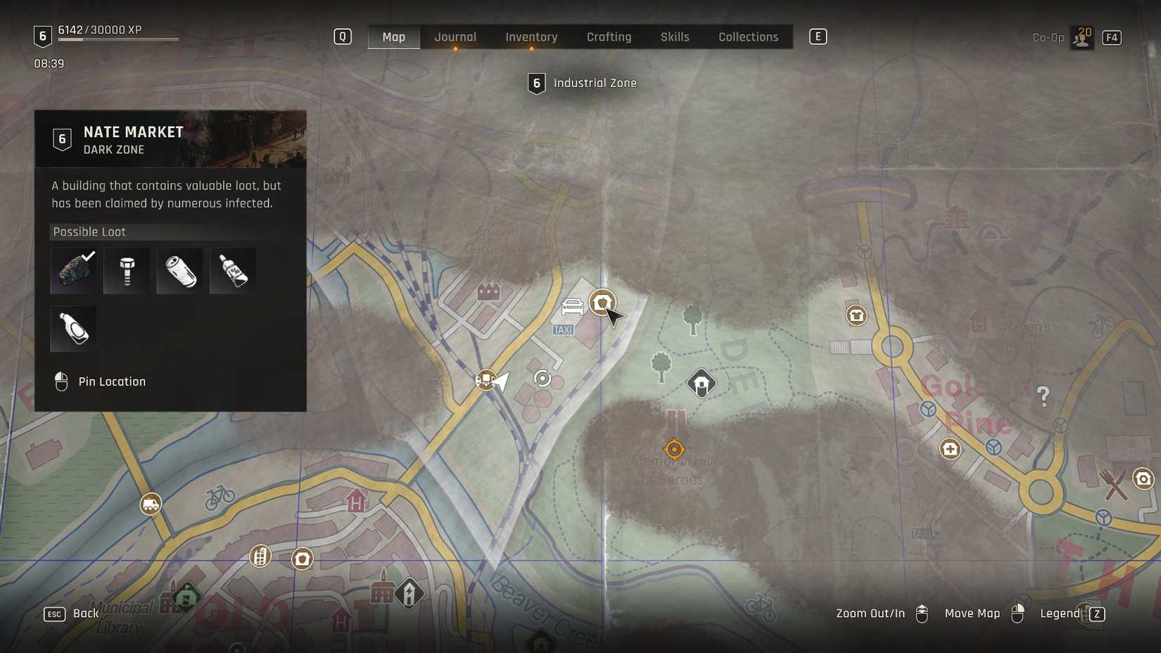 Dying LIght: The Beast Scavenger Arm Wraps map location