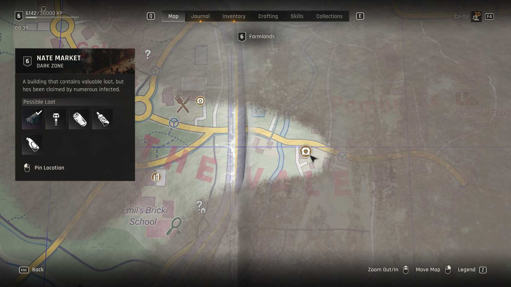 Dying Light: The Beast Scavenger Glove map location