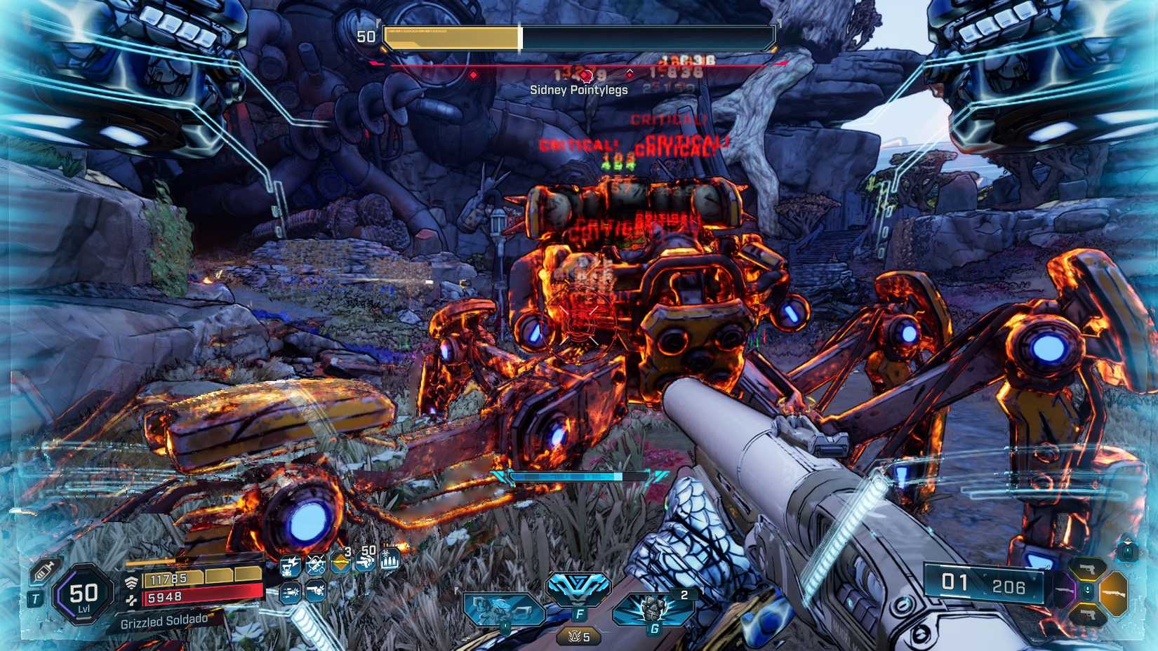 BL4 Sidney Pointylegs boss fight