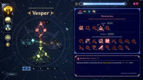 Shape of Dreams Vesper Build Constellations