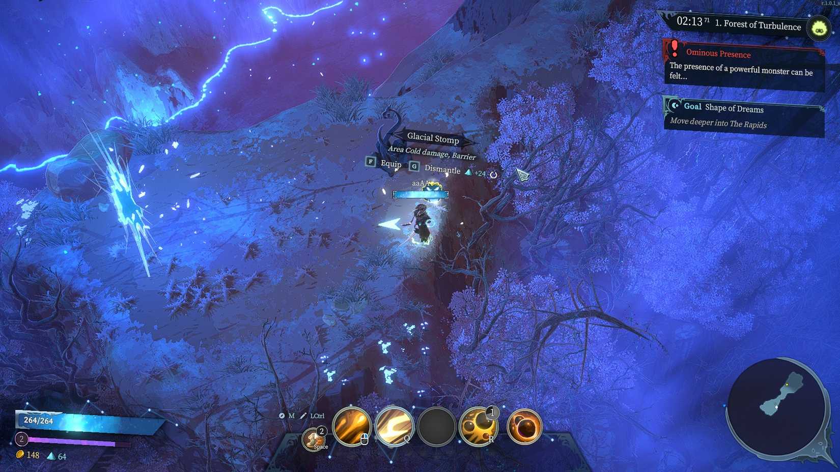 Shape of Dreams Glacial Stomp Skill